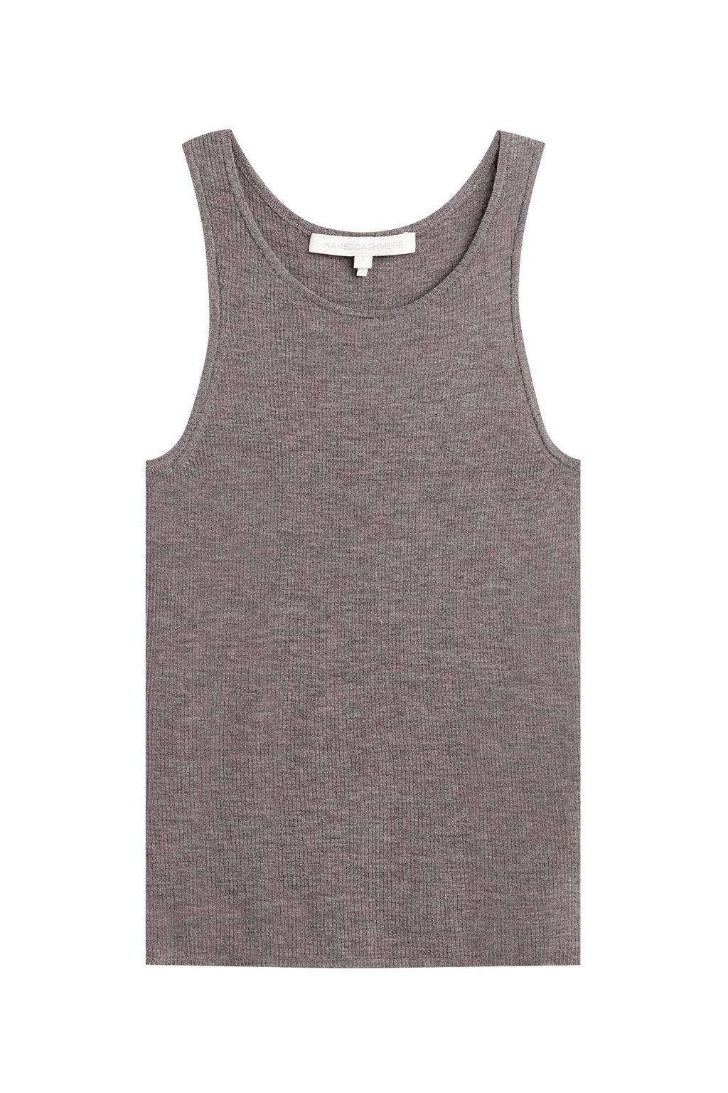 CAROLINA CREWNECK CASHMERE TANK