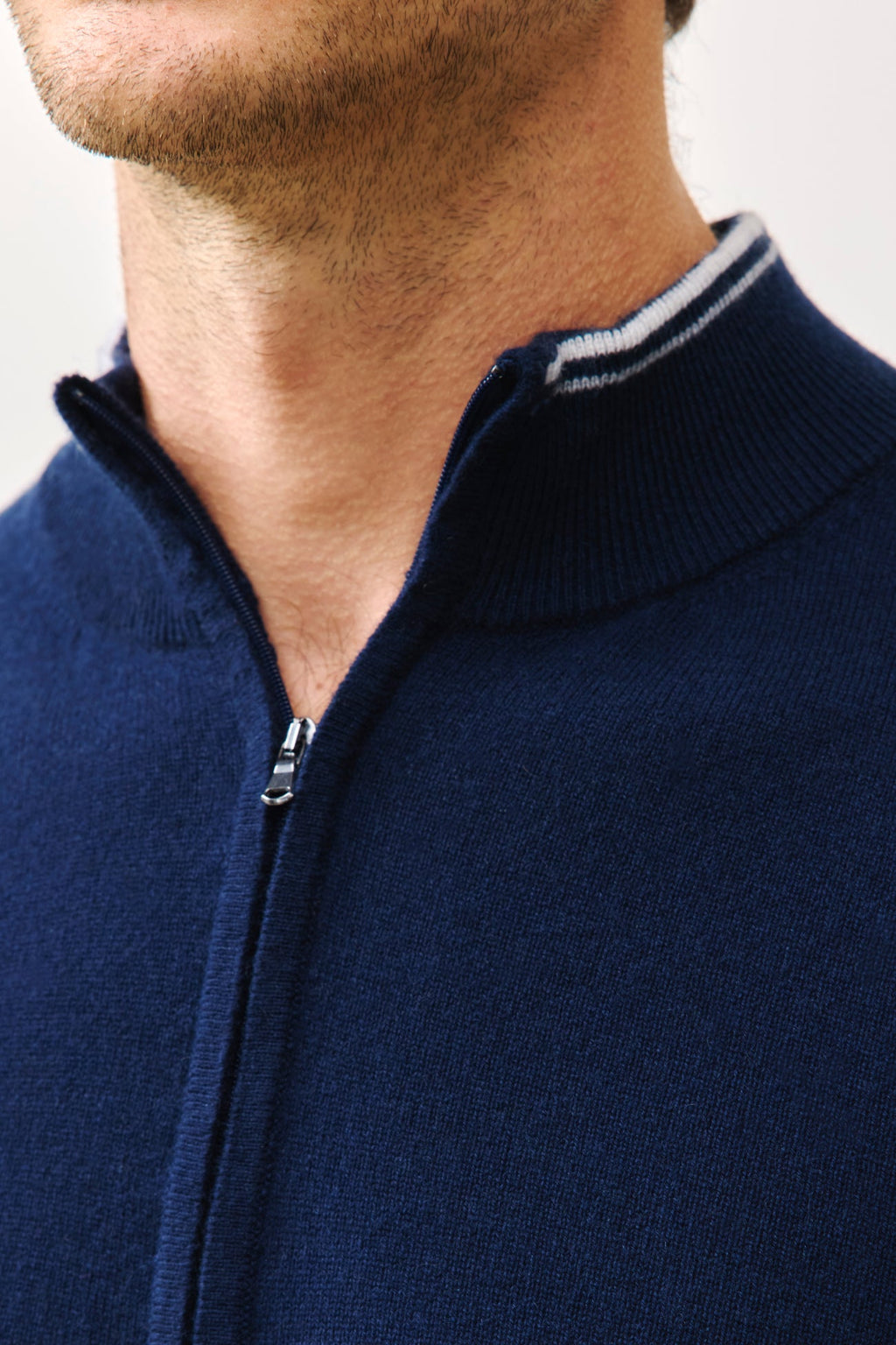 PHILLIP QUARTER-ZIP CASHMERE SWEATER