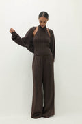 ANTOINETTE RIBBED CASHMERE SHRUG