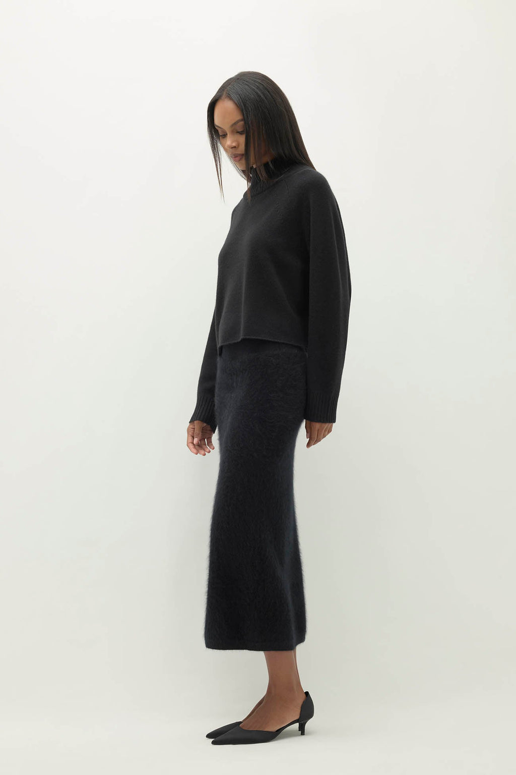 NOEMI CASHMERE MOCK NECK