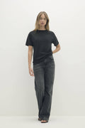 STACI ORGANIC COTTON BOYFRIEND CREWNECK TEE