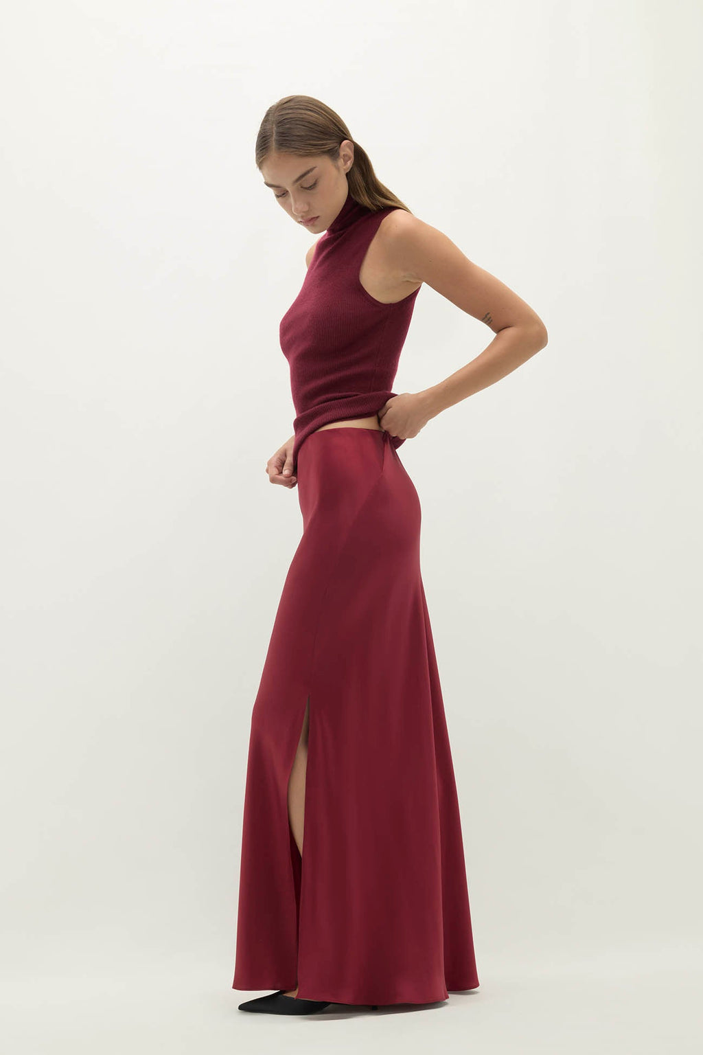SIREN SILK MAXI SKIRT