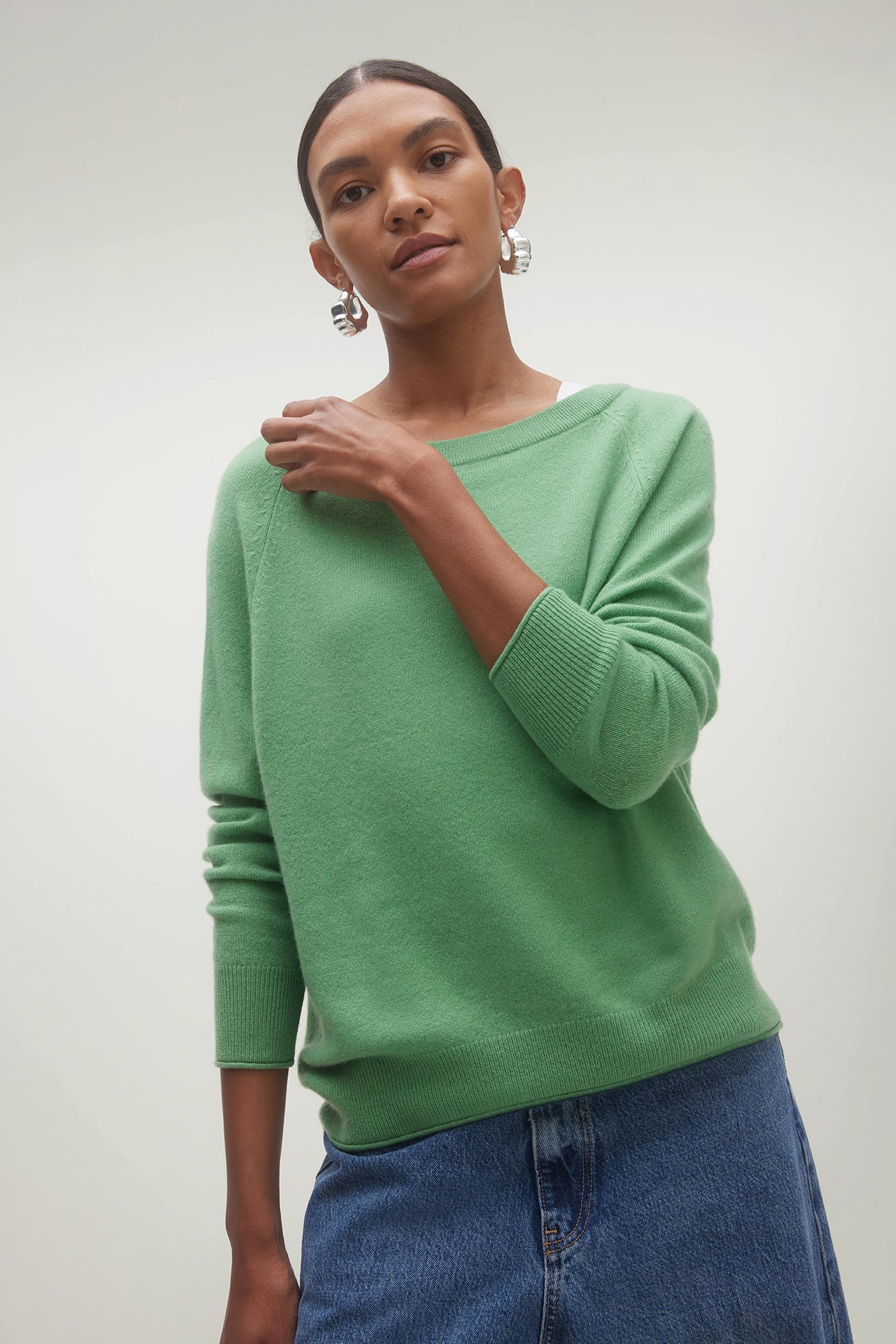 AZALEA CASHMERE OFF THE SHOULDER SWEATER